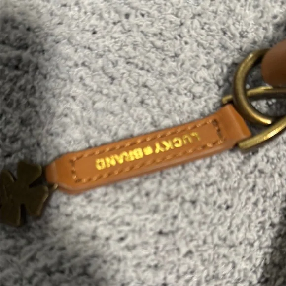 Tan Leather Shoulder Bag lucky brand - Picture 4 of 6